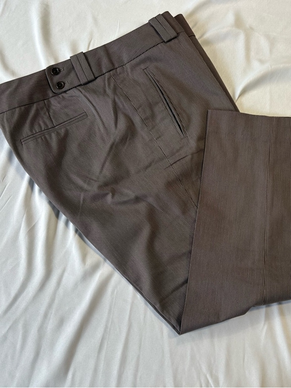 Banana Republic Brown Pinstripe Trousers